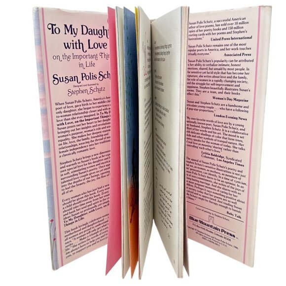 To My Daughter With Love By Susan Polis Schutz Hardcover Book - Picture 3 of 4